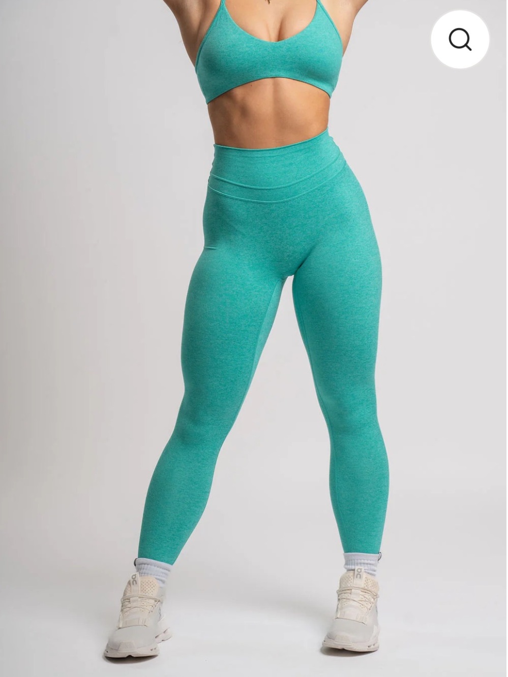 P’TULA Barepro MVP Athletic Workout Leggings  Green Size Medium